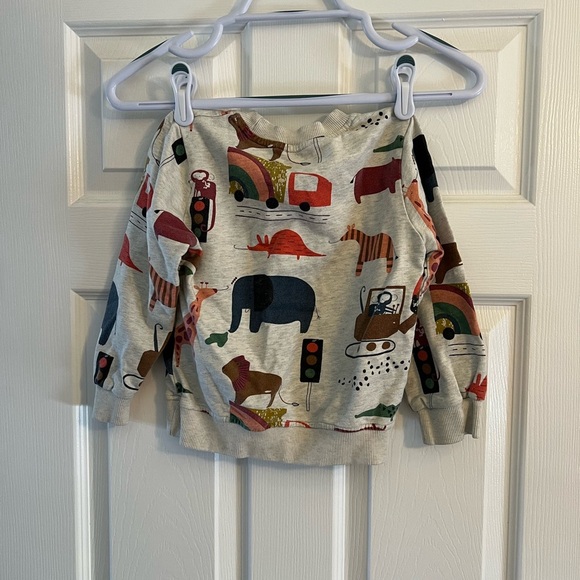 Kids Animal Print Sweatshirt - Multicolor - Picture 3 of 4